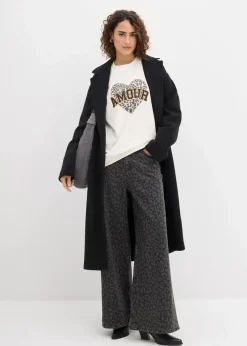 Oversize-Sweatshirt aus Baumwoll-Mix