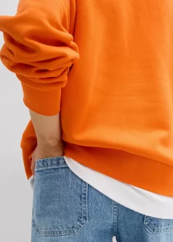 Oversize-Sweatshirt aus Baumwoll-Mix