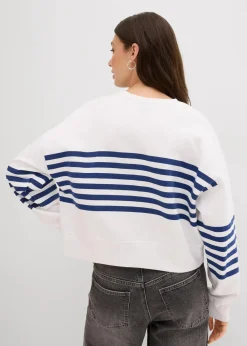 Oversize-Sweatshirt aus reiner Baumwolle
