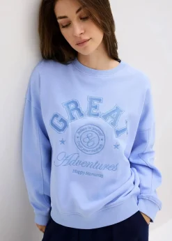 Oversize-Sweatshirt aus reiner Baumwolle