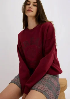 Oversize-Sweatshirt aus reiner Baumwolle