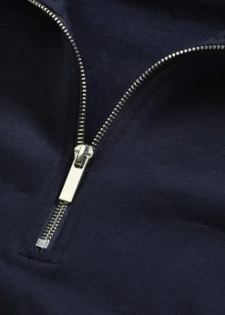 Oversize-Sweatshirt mit Reißverschluss