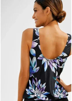 Oversize-Tankinioberteil mit Bündchen