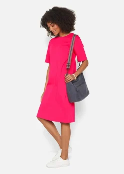 Oversize-T-Shirtkleid aus reiner Baumwolle (2er Pack)