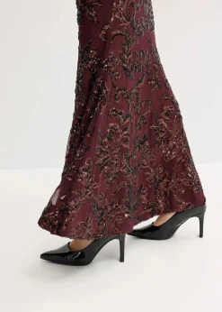 Paillettenkleid mit Rückenausschnitt