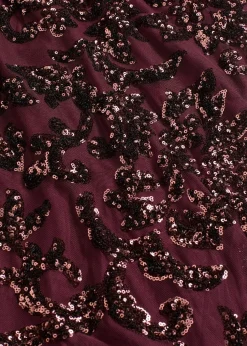 Paillettenkleid mit Rückenausschnitt