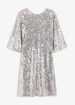 Paillettenkleid mit Schleifendetail