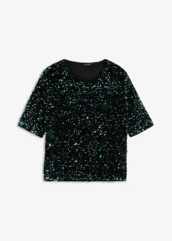 Pailletten-Shirt