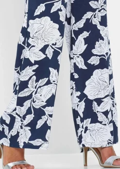 Palazzo-Hose aus fließender Viskose