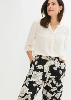 Palazzo-Hose aus fließender Viskose