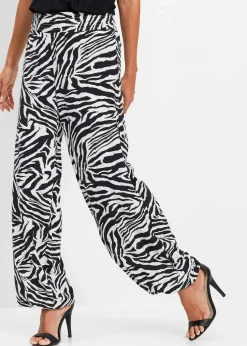 Palazzo-Hose aus fließender Viskose