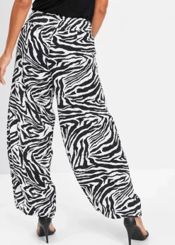 Palazzo-Hose aus fließender Viskose