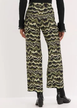 Palazzo-Hose aus leichtem Viskose-Crêpe