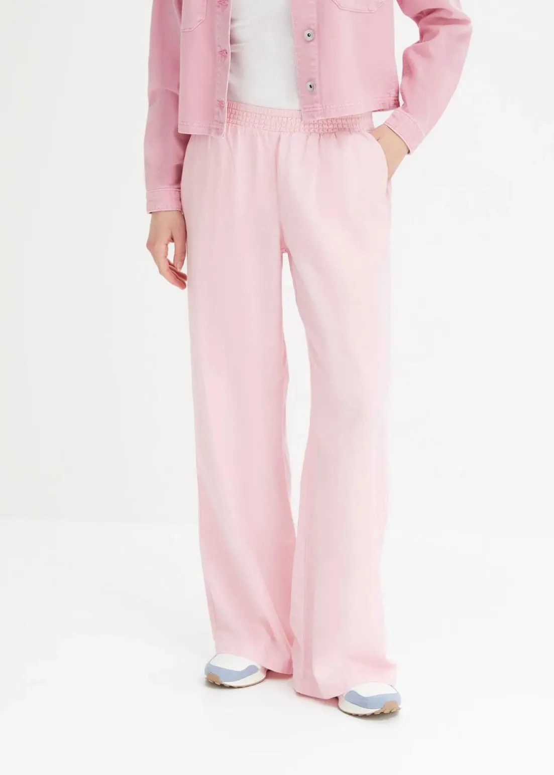 Palazzo-Hose aus Leinen