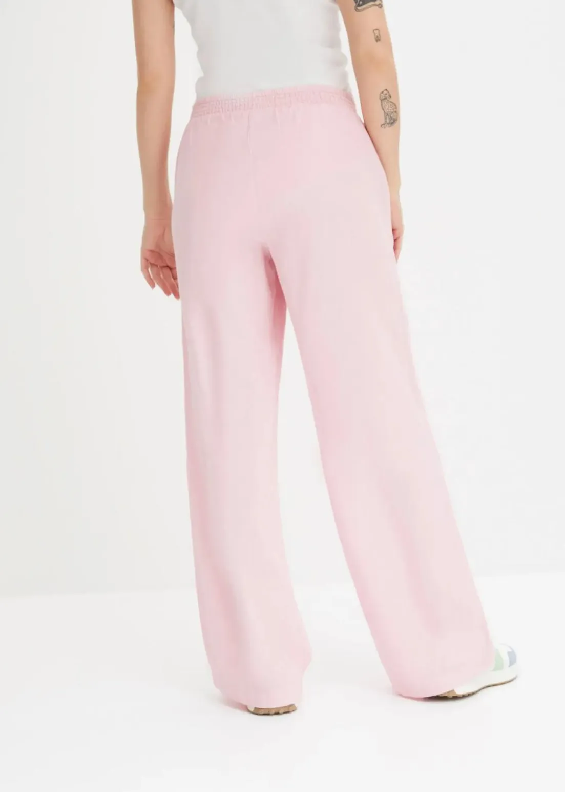 Palazzo-Hose aus Leinen