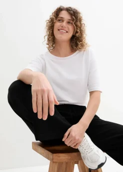 Palazzo-Hose aus reiner Viskose