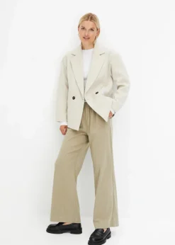 Palazzo-Hose in Wolloptik