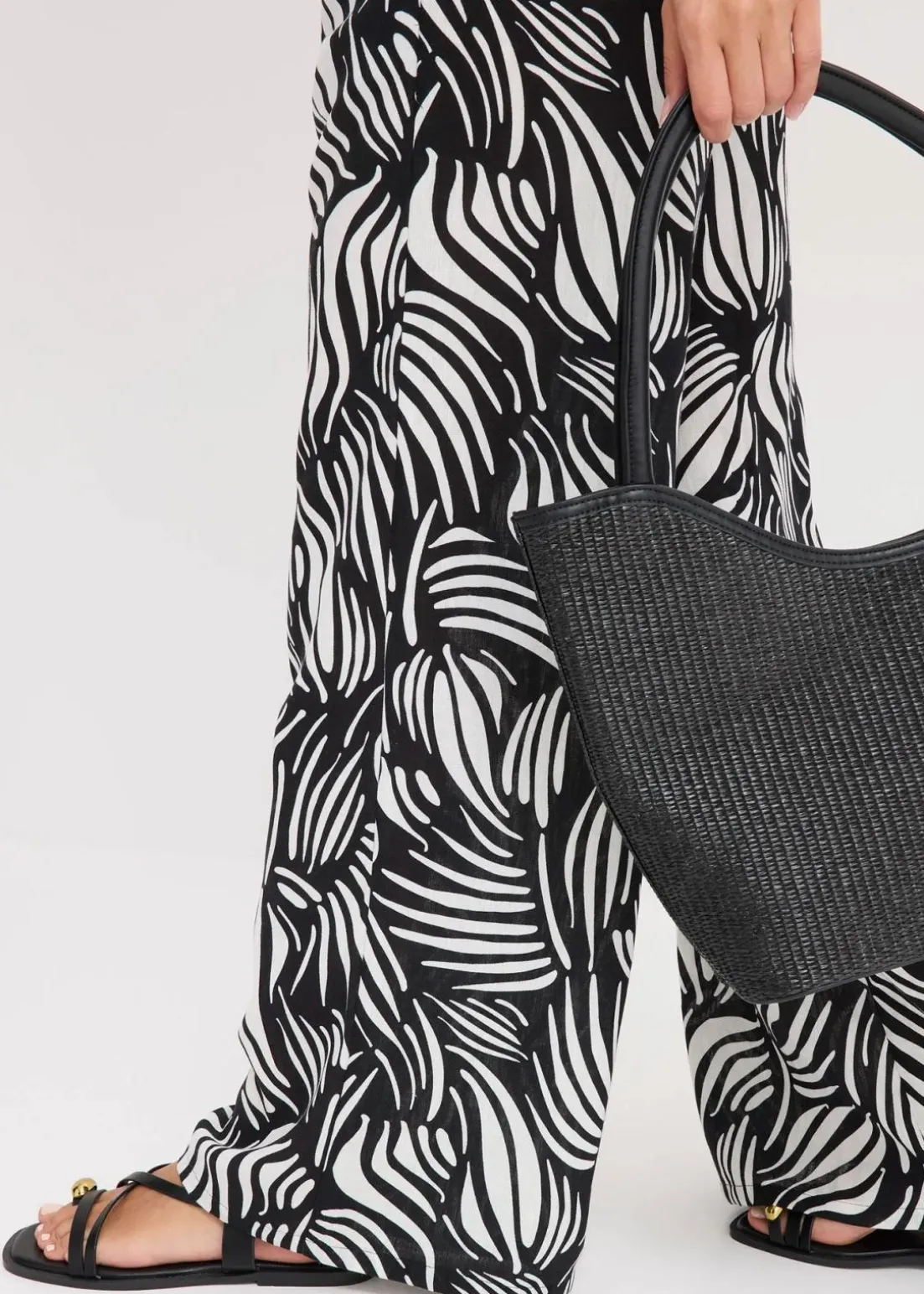 Palazzo-Hose mit Bequembund