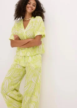 Palazzo-Hose mit Bequembund