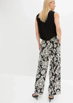 Palazzo-Hose mit Bequembund