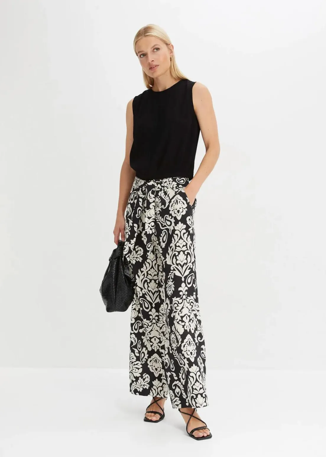 Palazzo-Hose mit Bequembund