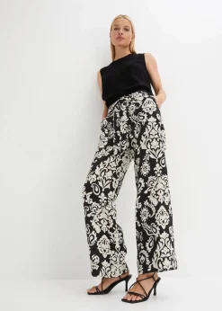 Palazzo-Hose mit Bequembund