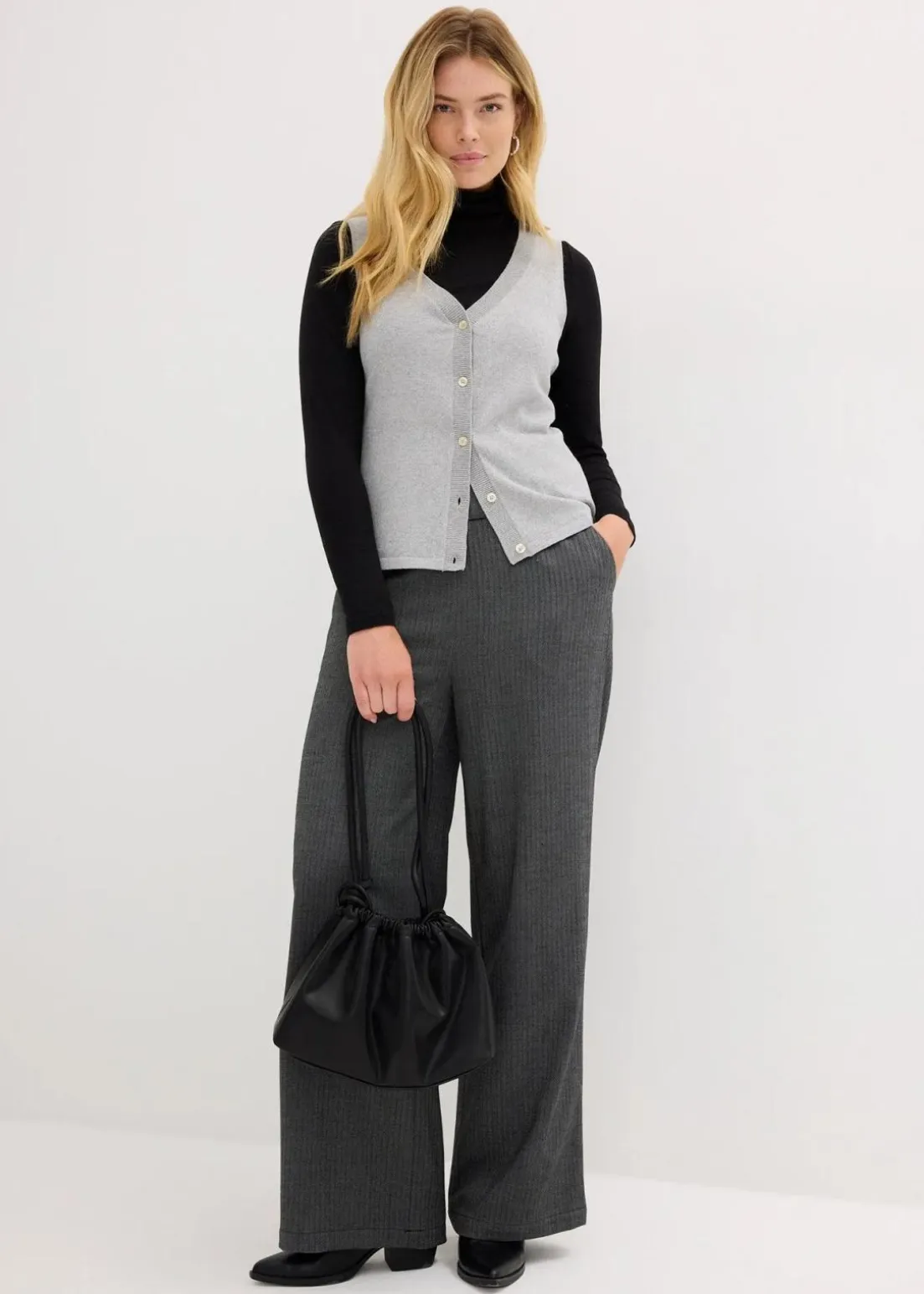 Palazzo-Hose mit Bequembund