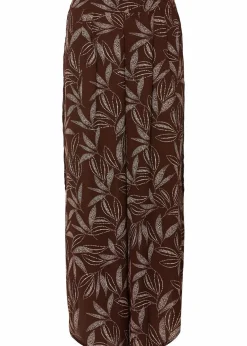 Palazzo-Hose mit Schlitz