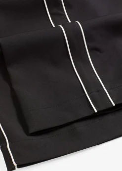 Palazzo-Hose mit Zierstreifen