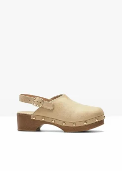 Pantoletten mit Riemchen