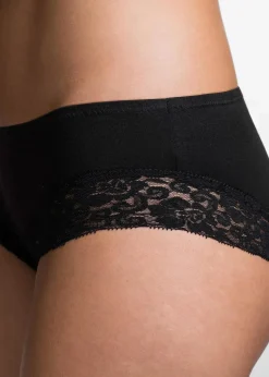 Panty mit Spitze (4er Pack)