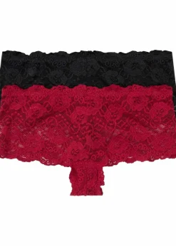 Panty mit Spitze (2er Pack)