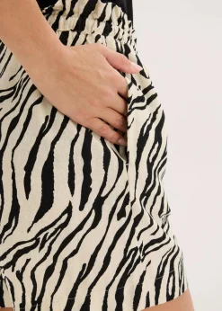 Paperbag Shorts mit Schnürung