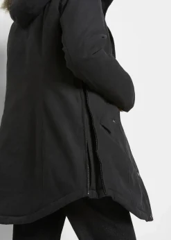 Parka mit seitlichen Reißverschlüssen zur Weitenregulierung