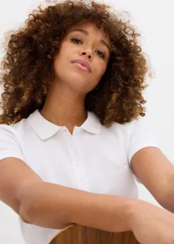 Piqué-Poloshirt aus reiner Bio-Baumwolle