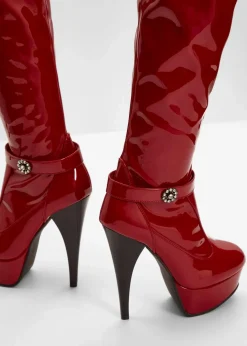 Plateau Overknee Stiefel