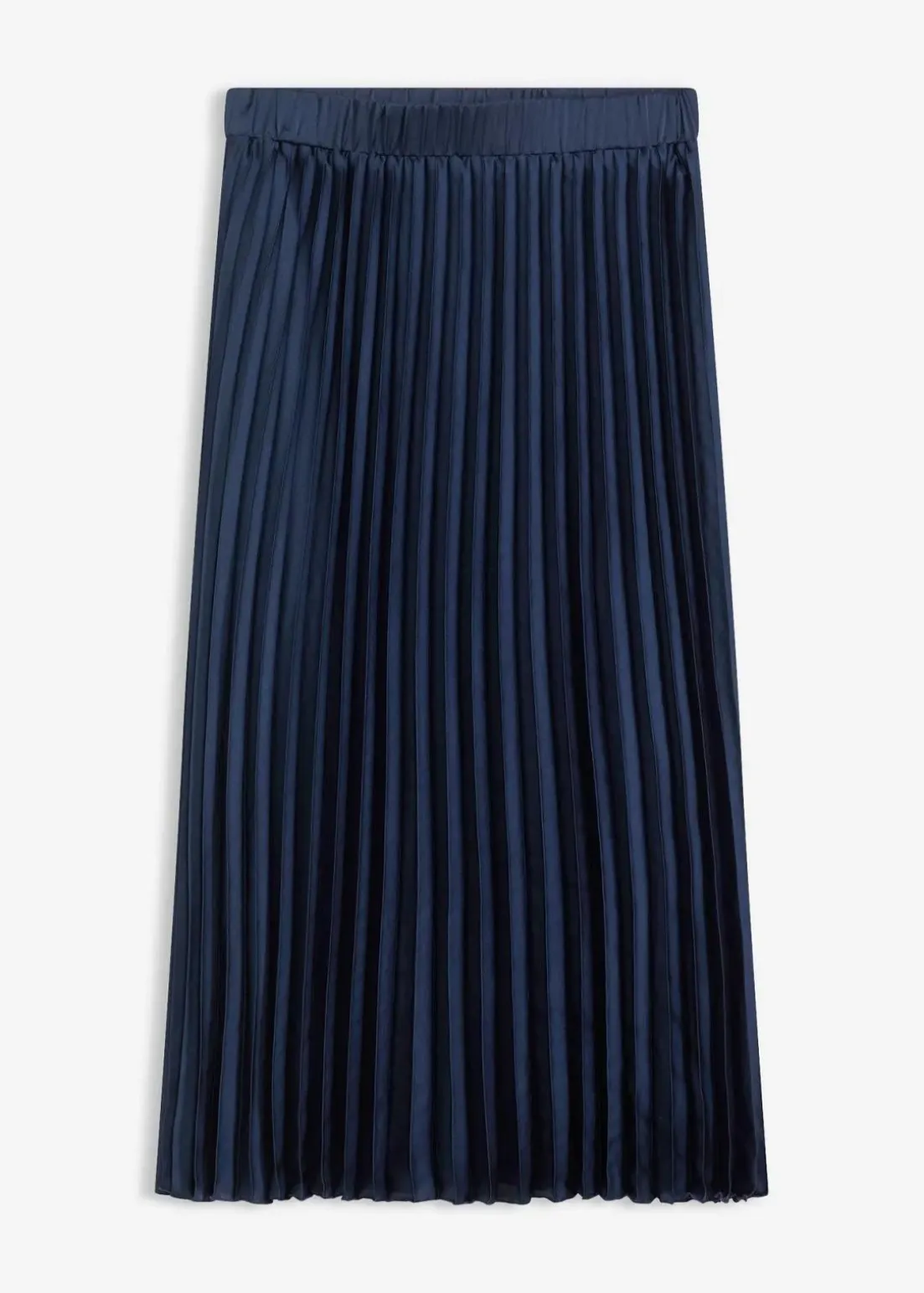 Plissée-Rock aus feinem Satin