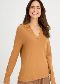 Poloshirt aus feiner Viskose