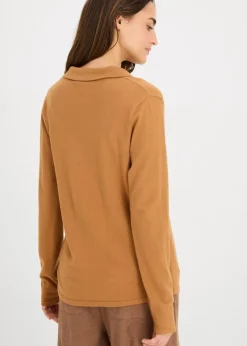 Poloshirt aus feiner Viskose