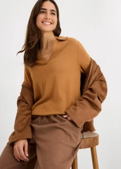 Poloshirt aus feiner Viskose