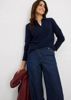 Poloshirt aus feiner Viskose