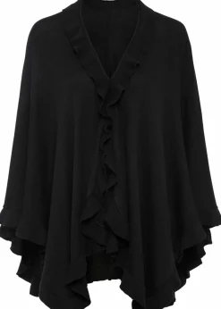 Poncho mit Kaschmiranteil