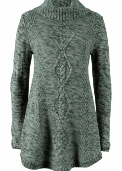 Poncho-Longpullover, Langarm