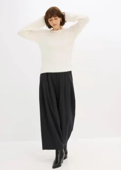 Pullover in Plüsch-Optik