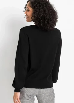 Pullover mit Ballon-Ärmel