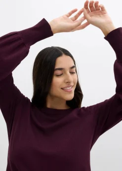 Pullover mit Ballon-Ärmel
