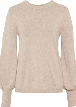 Pullover mit Ballon-Ärmel