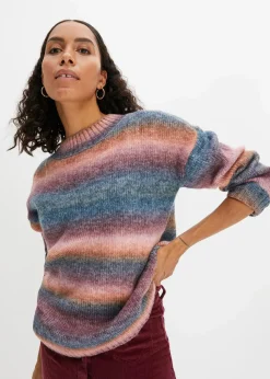 Pullover mit Farbverlauf und Wollanteil