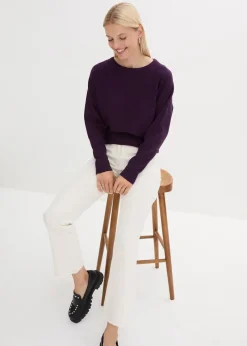 Pullover mit Fledermausärmeln