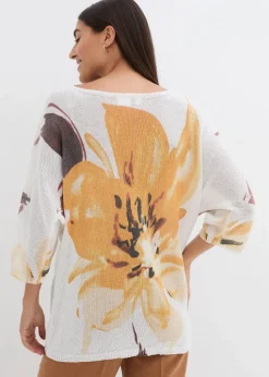 Pullover mit floralem Druck